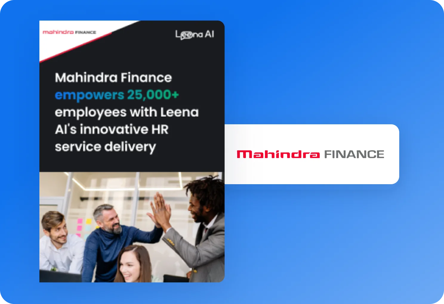 Leena AI customer Mahindra Finance