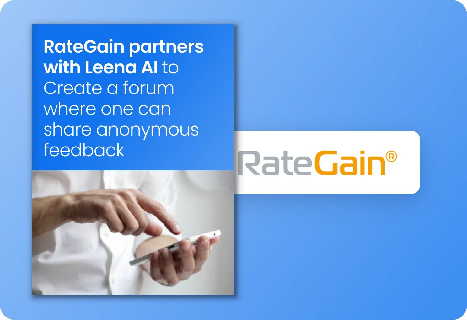 Leena AI customer RateGain